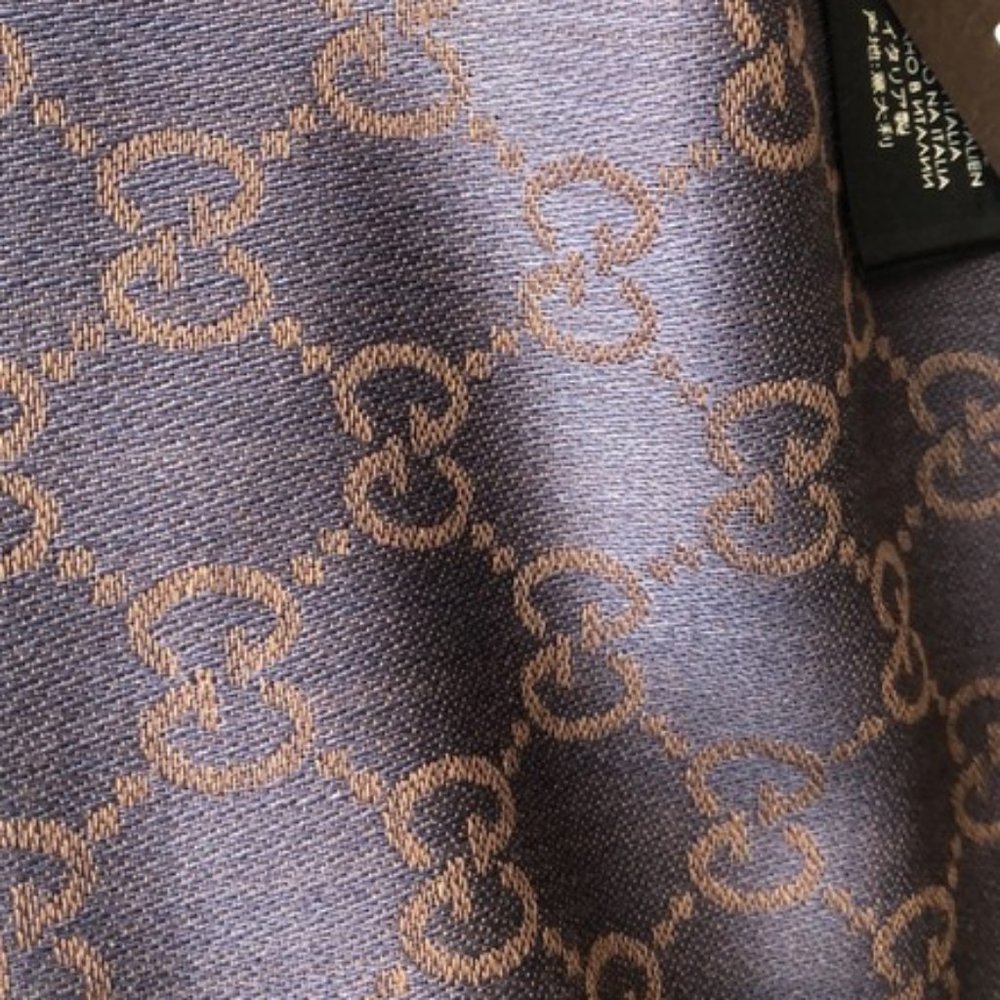 Large Gg Jacquard Shawl Scarf/Wrap